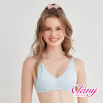 【可蘭霓Clany】 MIT涼感小貓咪無痕無鋼圈ABC學生內衣 少女內衣 成長型內衣 8039-51 藍色, , large