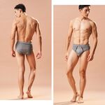 【現貨】MIT台灣製 貝柔 竹炭纖維男內褲 三角褲 P8743, , large
