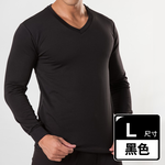 Drawstring Fleece Warm Jacket_V-Neck_Men's_Gray, , large