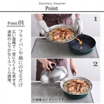 Simple stainless steel steaming tray (28-30CM), , large