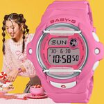 CASIO 卡西歐 Baby-G 甜美櫻桃 電子錶 手錶-粉 BG-169CH-4, , large