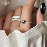 【Gulicc】古莉可 戒指 麻花開口戒子, , large
