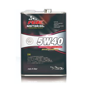 【汽車百貨】FGK 5W40超強添加劑全合成機油 4L