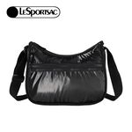 Lesportsac Classic Hobo 經典斜背包 送禮推薦-亮面黑, , large