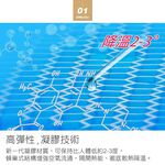 【OMyCar】最新版3D涼爽雙層蜂巢凝膠坐墊(送-專用止滑布套收納袋)透氣釋壓, , large