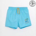 【SOLO Vintage】Toddler Tropical Breeze Blue Swimming Pants Shorts Made in Turkey 12-18m, , large