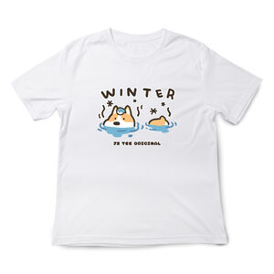 JZ TEE 柯基-溫泉 印花短袖T恤