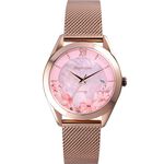 Relax Time wwiinngg 插畫家聯名花卉女錶-海棠輕夢/36mm 禮物 RT-106-02, , large