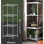 【Y HOUSE】60x60x180cm Super Strong Heavy-Duty 4-Tier Iron Rack Heavy-Duty Shelf, , large