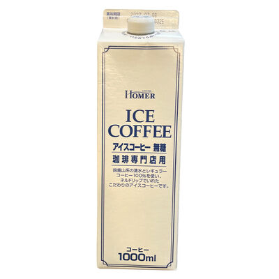 homer 冰咖啡(無糖) 1000ml【mia c'bon only】
