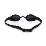 NIKE LEGACY 成人專業型泳鏡 游泳 競賽 比賽 訓練 運動 休閒 廣角 人體工學 調整便利 附鼻橋 黑白 深灰, 深灰, large