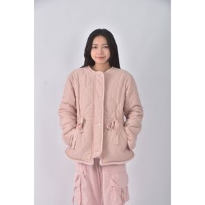 (L) clawsome韓牌質感收腰粉色外套二手衣