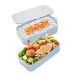 【百科良品】日本製 冰雪奇緣 雪寶 雙層便當盒 抗菌加工Ag+ 600ML(日本境內版), , large
