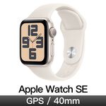 Apple Watch SE GPS MXEF3TA/A 40mm 星光鋁/星光運動錶帶-S/M _ 台灣公司貨 +贈, , large