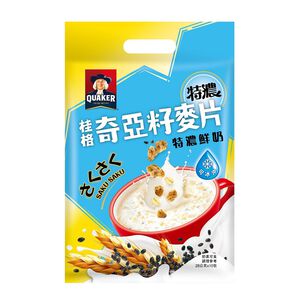 桂格奇亞籽麥片-特濃鮮奶28gx10