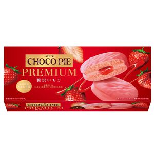 LOTTE巧克力派-奢華草莓風味