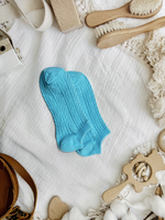 【伸展台】《RUNWAY SOCKS》日系/韓系 糖果襪 22色 雙針筒隱形船襪-『水藍』 數量有限 售完為止, , large