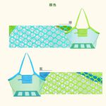 【Healgenart】網格收納袋 手提袋 玩具收納袋  (隨機出貨), , large