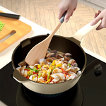 【Sushar小菜丫】鈦晶鋁合金 不沾鍋 鈦鍋 30cm深煎鍋 IH全對應(贈原廠玻璃蓋), , large