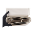MARC JACOBS THE MESSENGER 翻蓋馬鞍斜背包/天空白, , large