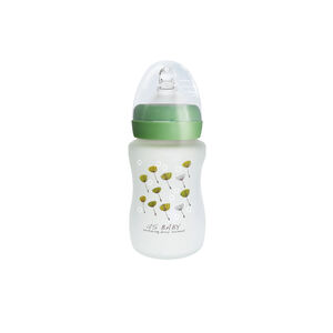 優生真母感特護玻璃奶瓶(寬口徑240ml)-顏色隨機出貨
