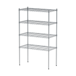 【Y HOUSE】90x45x150cm Lightweight Four-layer Iron Rack Iron Rack Shelf-Electroplating, , large