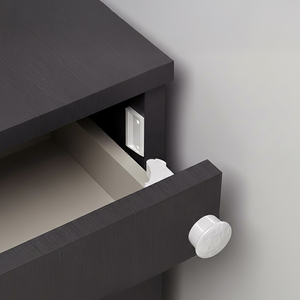 【上手家居】隱形磁吸安全鎖-4套組(抽屜鎖/兒童安全鎖/安全扣/磁力鎖/感應鎖)