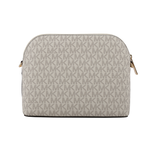 Michael Kors 金字滿版塗層帆布口袋貝殼包/香草白, , large