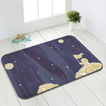 【怪獸】rubber anne 10秒頂吸 夜光版 軟式珪藻土吸水地墊 星際流浪 (60x40cm) -紫系列, , large