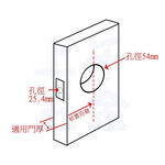 喇叭鎖 EZSET 東隆 門鎖 喇叭鎖 磨砂銀 N3000 N3030, , large