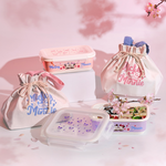 Disney 迪士尼櫻紛米奇三格密封陶瓷餐盒保溫提袋組, , large