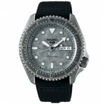 SEIKO 精工 5 Sports 系列槍灰仿舊版機械錶 4R36-09A0H(SRPE79K1), , large