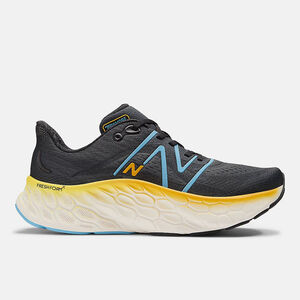 New Balance Fresh Foam X More v4 男 慢跑鞋 2E寬楦 厚底 黑藍 [MMORCD4]