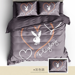 【Galatea 葛拉蒂】PLAYBOY 雙人加大床包兩用被組, , large