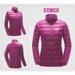 [TECTOP探拓戶外]【破盤出清！】YW7788女款輕薄羽絨立領外套 90/10白鴨絨, , large