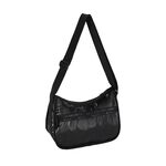 Lesportsac Classic Hobo 經典斜背包 送禮推薦-亮面黑, , large