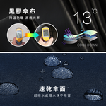 [雙龍]UL羽量極輕三折傘 SPF100防曬超細超輕羽毛傘晴雨傘B6573 薰衣紫, , large