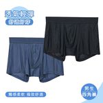 男冰涼四角內褲 男四角褲 冰感內褲 輕透褲 男內褲 平口內褲【旺達棉品】GK-CM1101, 丈青, large