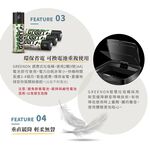 【GREENON】智慧感應式垃圾桶(12L) 自動掀蓋 黑色簡約風, , large