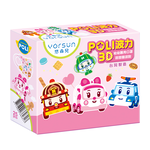 POLI波力 3D立體幼幼醫用口罩25入-甜甜圈派對, , large