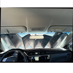 【CAR WAY夏季涼品】加厚雙面雙氣泡遮陽板休旅車專用2入(遮陽板 遮用遮陽), , large