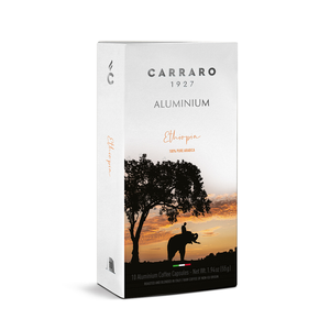 【CARRARO】衣索比亞 ETHIOPIA咖啡膠囊 (10顆/盒;Nespresso Original 膠囊咖啡機專用)