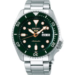 SEIKO 精工 5 Sports 系列機械錶-綠x銀 4R36-07G0G(SRPD63K1)