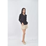 (L) uniqlo羊毛v領藍色長袖上衣二手衣, , large