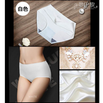 [夢巴黎]  一片式冰絲無痕女內褲 大尺碼內褲 大碼內褲 冰絲內褲 無痕內褲 女生內褲 女內褲 內褲 夢巴黎, , large