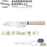 蓋瑞廚物【義大利SANELLI 新上市 HEXAGON 木柄日本刀 台灣菜刀】魚刀 出刃 生魚片刀 柳刃 刺身刀, , large