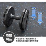 【LOTUS】台灣製健身專用橡膠EVA巧拼地墊13mm 硬度60D 附邊條, , large