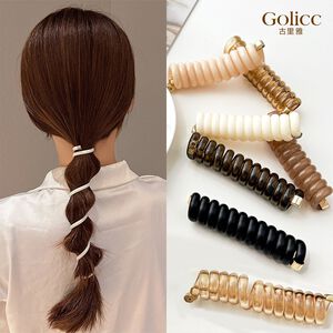 【Gulicc】古莉可 髮圈 氣質簡約 編髮 電話線髮圈