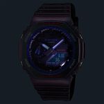 CASIO 卡西歐 G-SHOCK 電競玩家 炫彩烤漆 八角 手錶 GA-2100AH-6A, , large