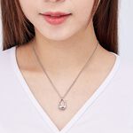 ULOO Glimmer 弧光意境項鍊-銀色 UN4002620, , large